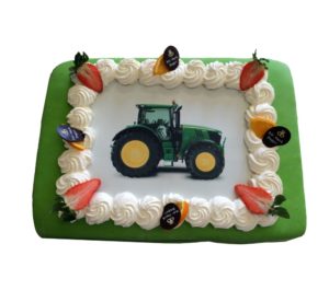 Fødselsdagskage med traktor